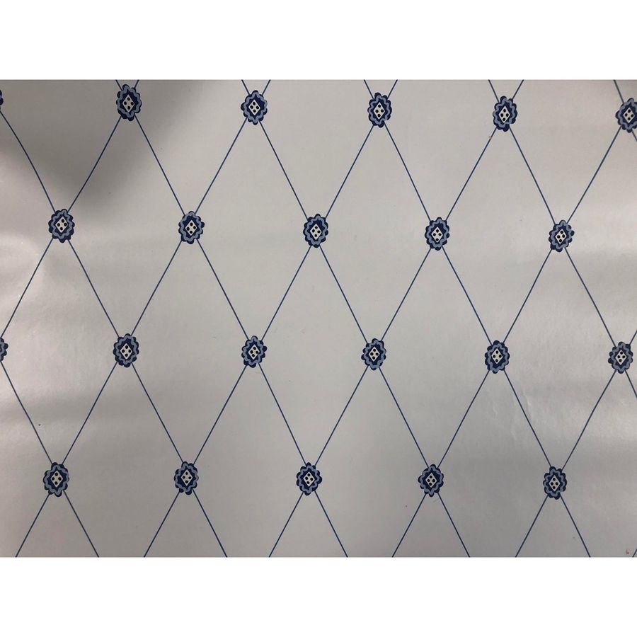 Lindy and Hogan Blue on White Trellis Wallpaper Triple Roll added by Serena Finnerty