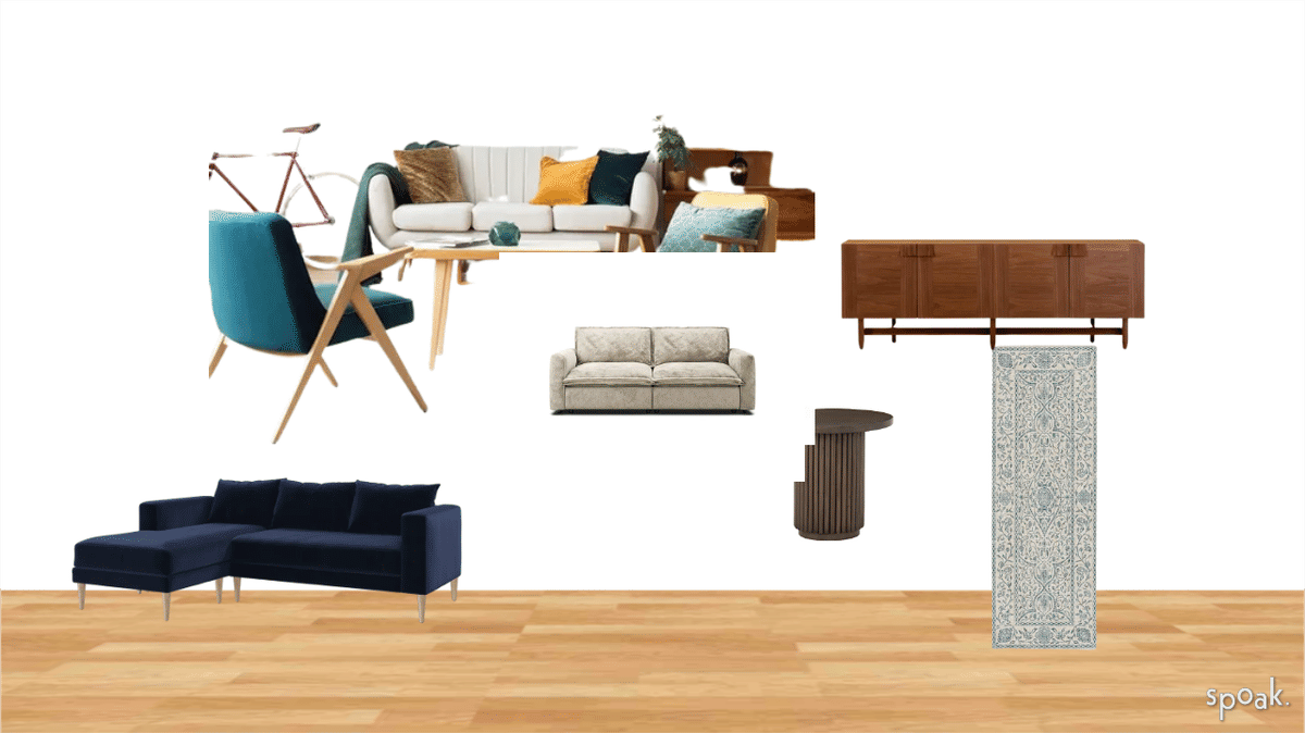 White Kitchen + Living Room Inspiration designed by Fumi Hoso