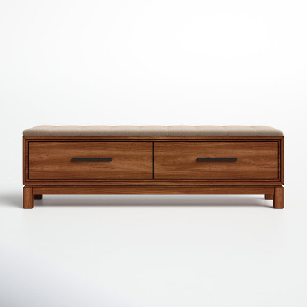 Wrightia Polyester Blend Upholstered Storage Bench added by Katie Carpenter