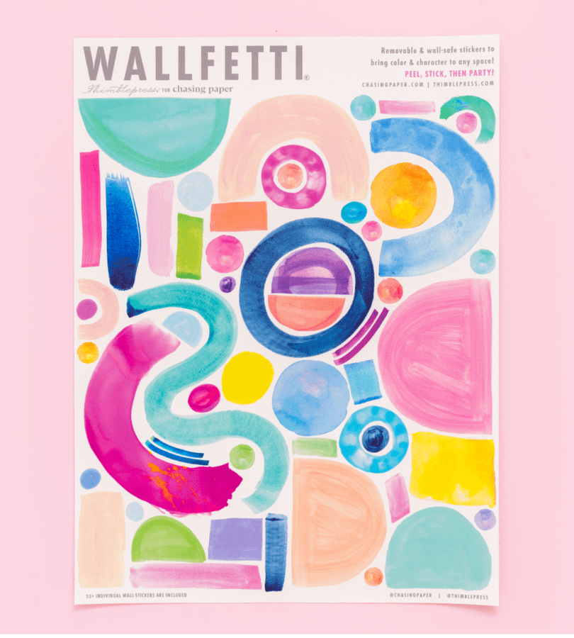 Wallfetti: Painterly added by eyeswoon interior therapy