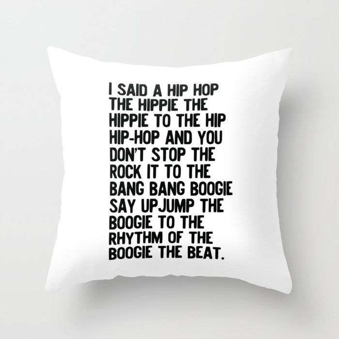 Rappers Delight Throw Pillow added by Zanneta Peart Bennett