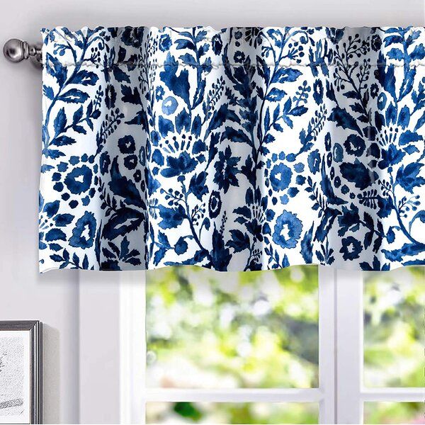 Animato Floral Tailored 52'' W Window Valance added by Janae Sullivan