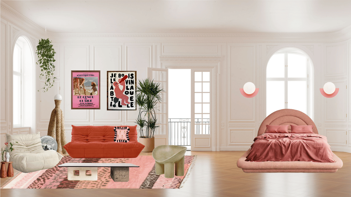 Red Bedroom Inspo designed by Spoak 