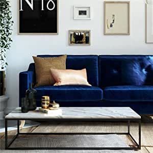 Mr. Kate Tess Sofa with Soft Pocket Coil Cushions, Small Space Living Room Furniture, Blue Velvet added by Spoak Member