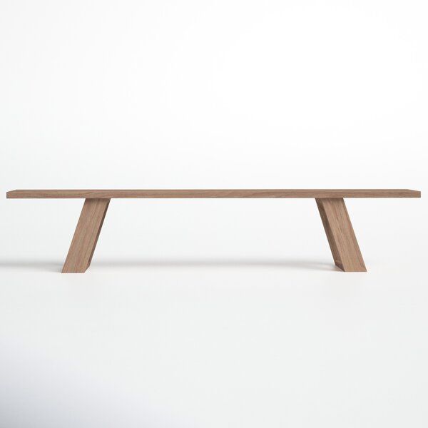Mathias Solid Wood Bench added by Brittany Vink