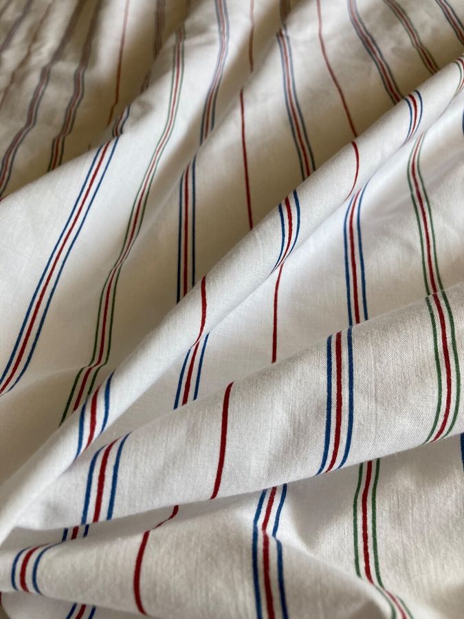 Wabasso Striped Queen Flat Sheet  Vintage Wabasso Bed Sheets - Etsy added by Jorie Braunold