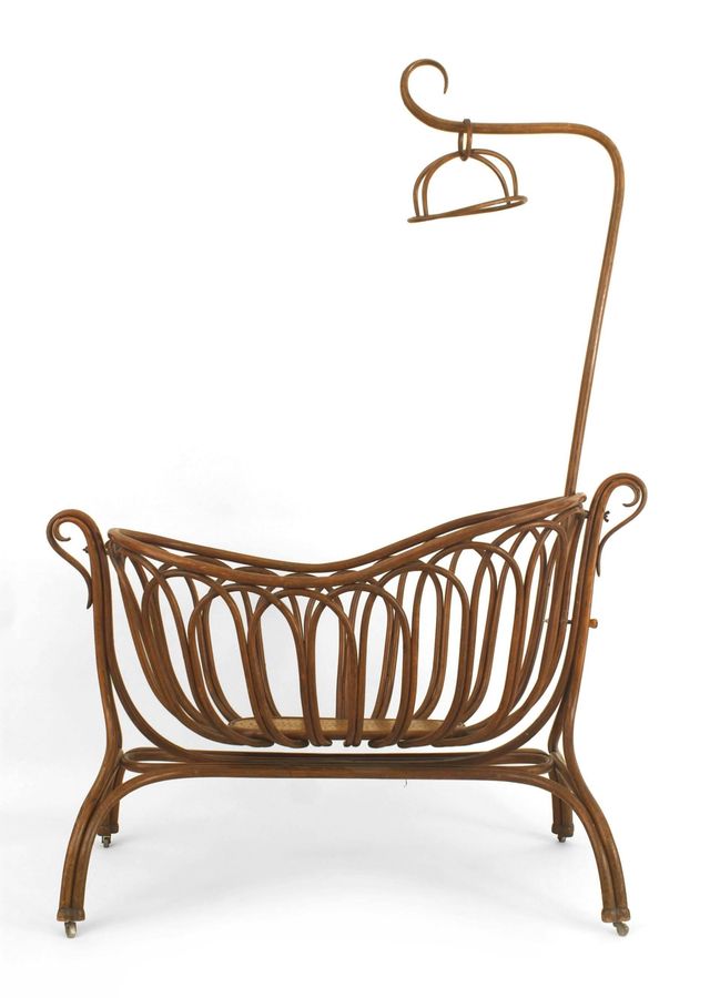 Austrian Bentwood Canopy Cradle added by Serena Finnerty