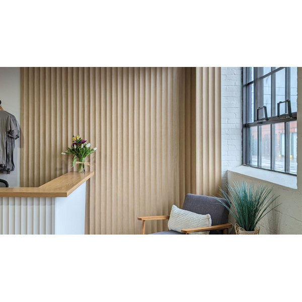 12" x 93" Wall Paneling in White Oak Flute added by laura phillips