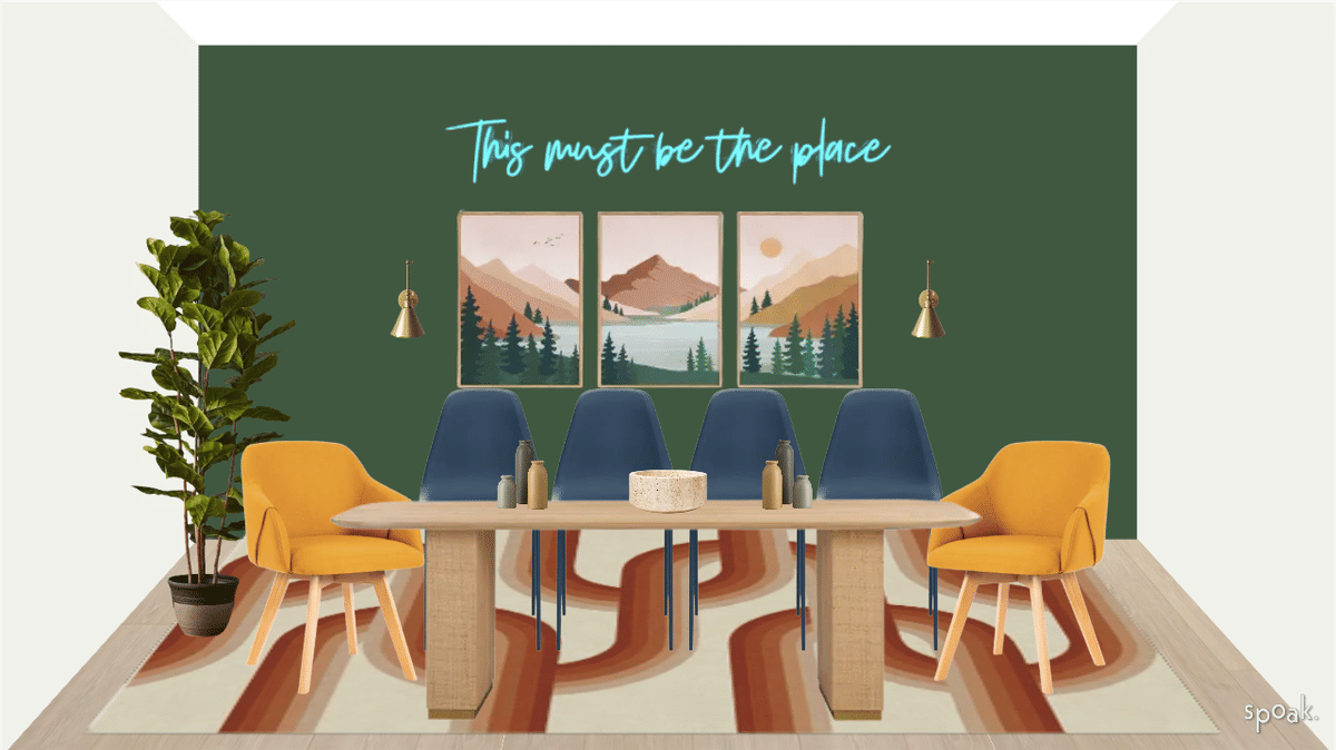 Dining Room Inspiration designed by Hannah McKernan