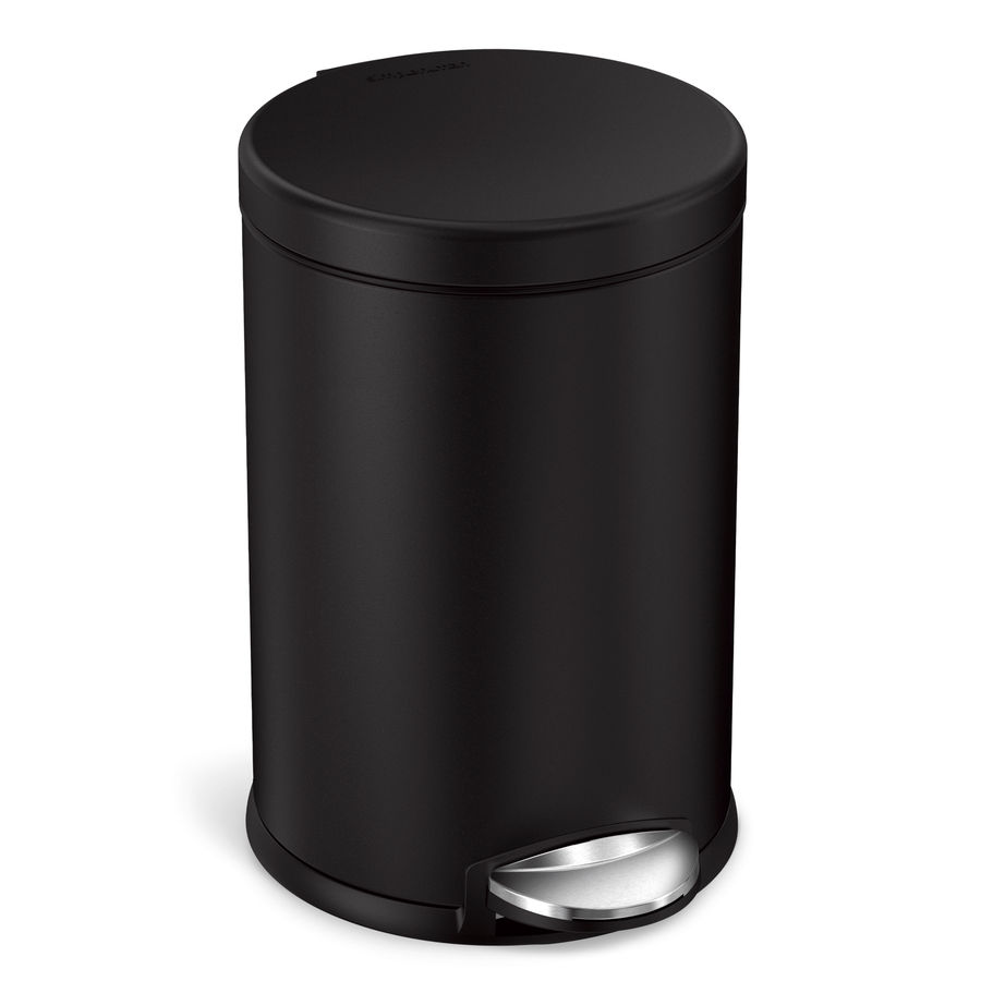 simplehuman 4.5 Liter / 1.2 Gallon Round Bathroom Step Trash Can & Reviews | Wayfair added by Jenny Cleary