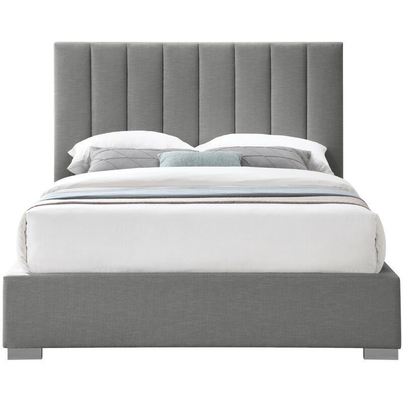 Harper-Leigh Solid Wood and Upholstered Platform Bed added by Jessica Holmes
