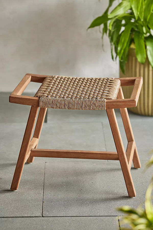 Havana Open Weave Stool added by Bethesda Home Stylist