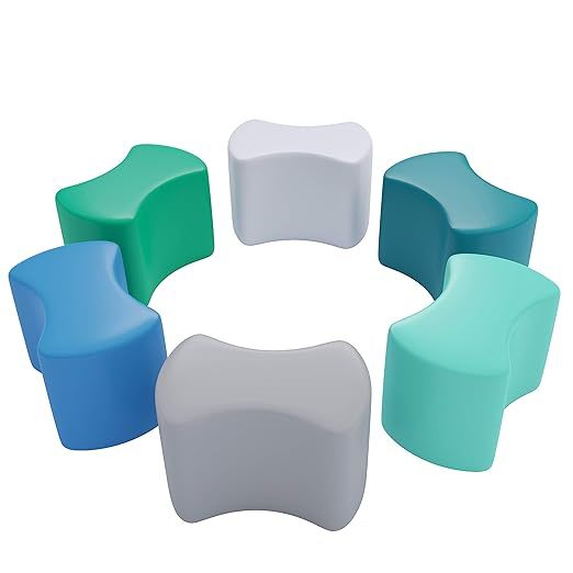 ECR4Kids SoftZone Toddler Modular Stool Set, Flexible Seating, Contemporary, 6-Piece added by Danielle Hughes
