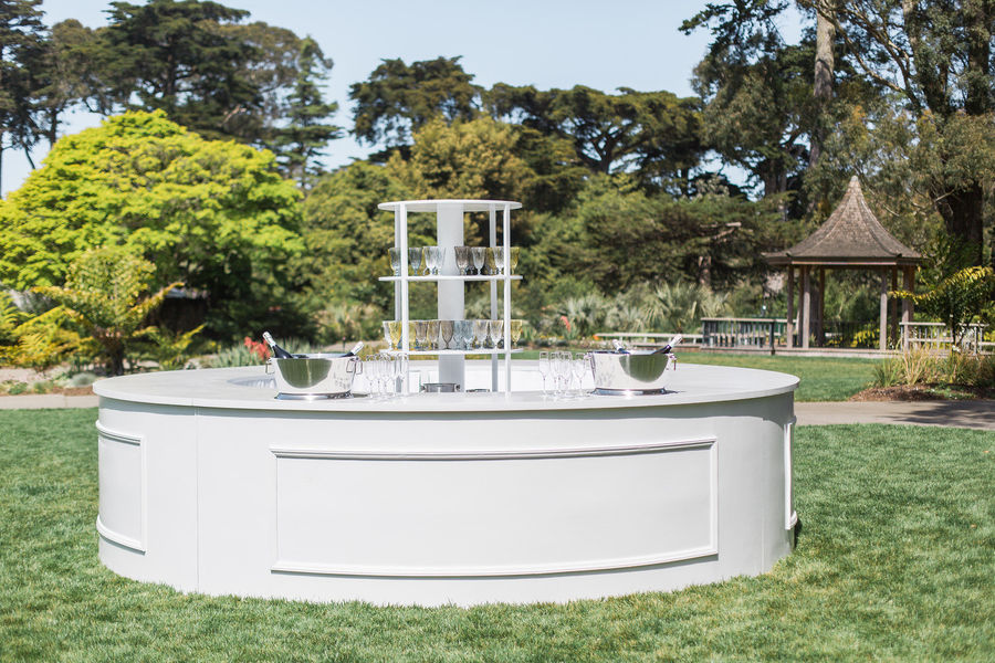 14' WHITE ROUND - BAR - Hensley Event Resources added by Emily Paul