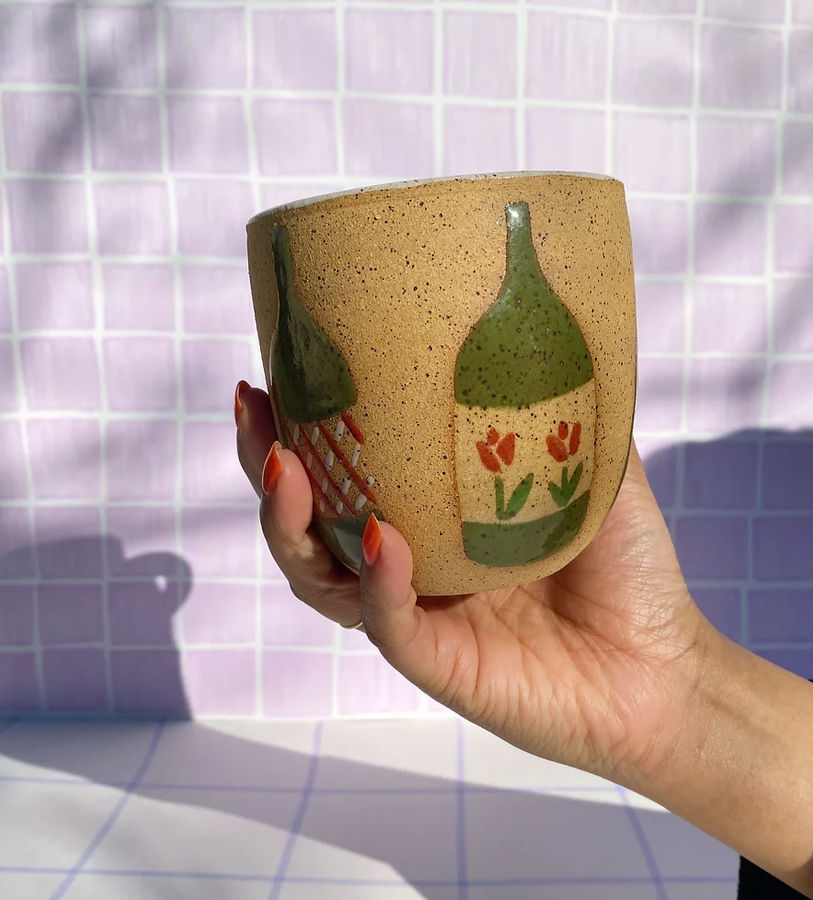 wine mug 1 | Sam Dodie Studio added by Spoak 