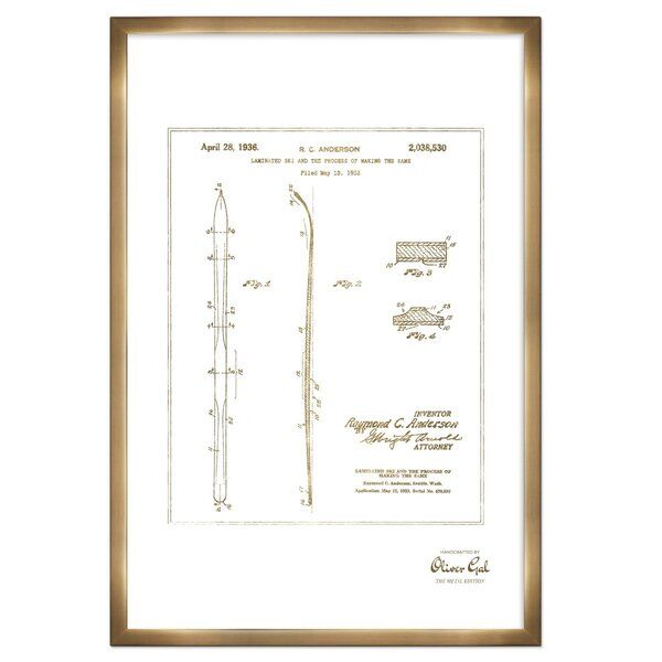 Laminated Ski 1936 Framed On Paper Print added by Janae Sullivan