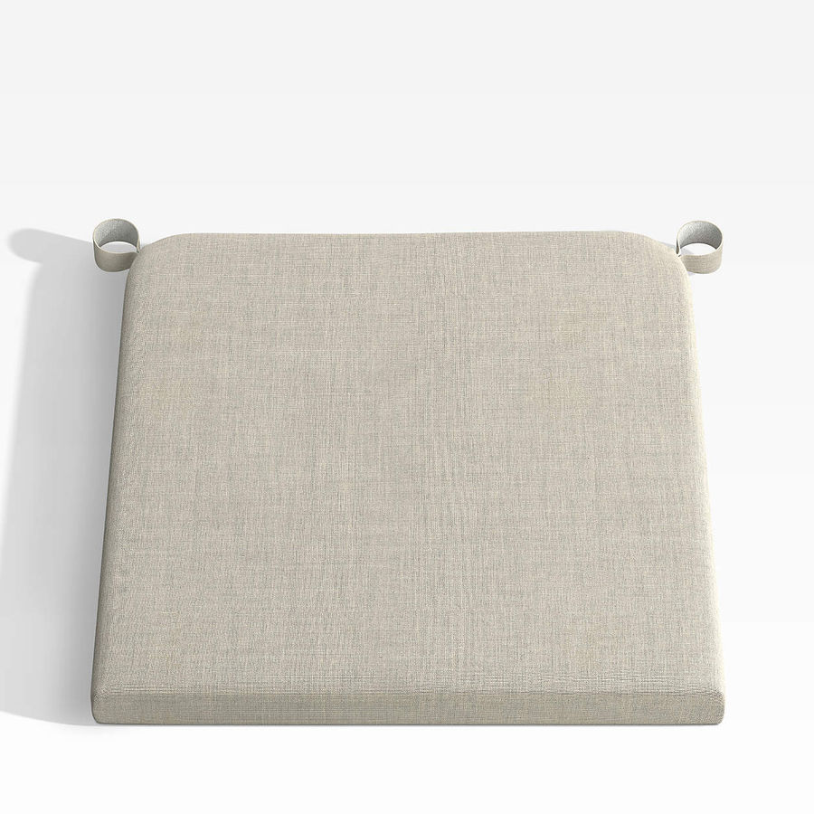 Alfresco Silver Sunbrella ® Outdoor Dining Chair Cushion added by Kelly Semerene