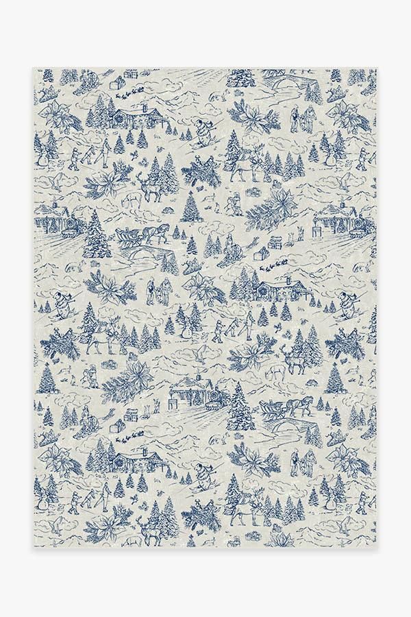 Winter Toile Blue Tufted Rug, 6x9 | Ruggable added by Colleen Taylor