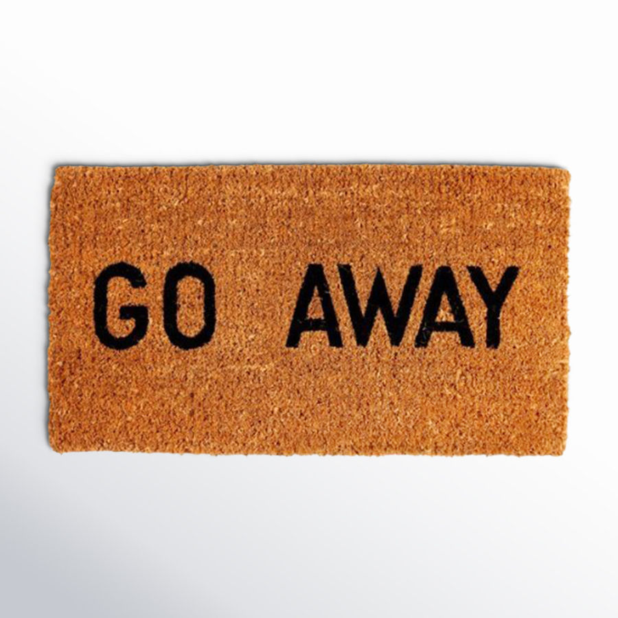 AllModern Imani Go Away 27 in. x 16 in. Outdoor Door Mat & Reviews | Wayfair added by Lindsay Lord