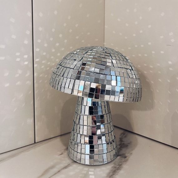Mushroom Disco Ball // Groovy Hippy Home Decor | Etsy added by Caroline Hess