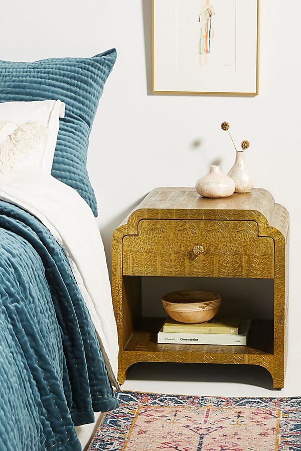 Hand-Embossed Lotus Nightstand added by Kate Lynn Nemett