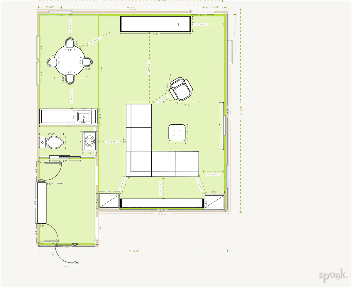Nursery Floor Plan designed by Malarie Mirksy