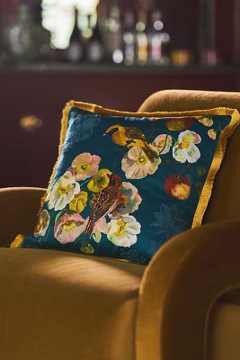 Nathalie Lete Marais Embroidered Sateen Pillow added by Lauren Elle Jones