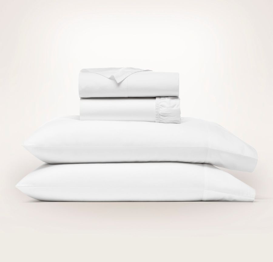 Cotton Percale Hemmed Sheet Set | Boll & Branch® added by Melissa Fraum