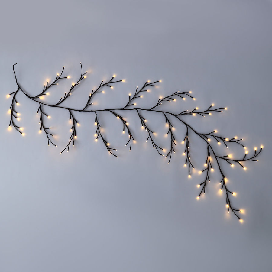 The Holiday Aisle® 7.55Ft.LED Light Artificial Tree Branches Light Vine-Shaped LED Warm Light Decor | Wayfair added by Desert Varnish