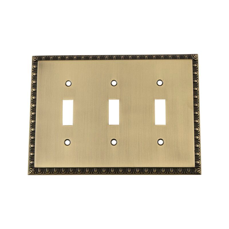 Egg and Dart 3 Toggle Switch Wall Plate added by Karleigh Miller