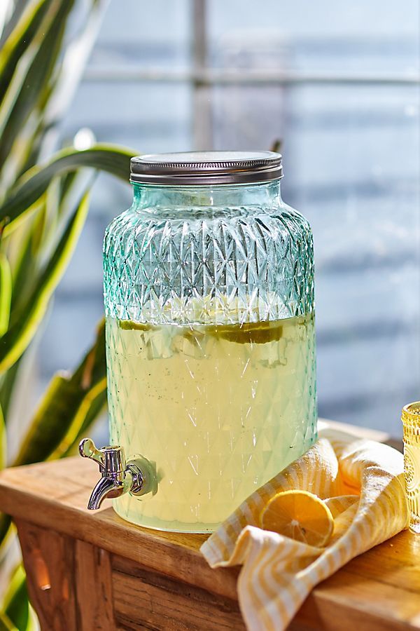 Diamond Glass Beverage Dispenser added by Sarah Kaiser