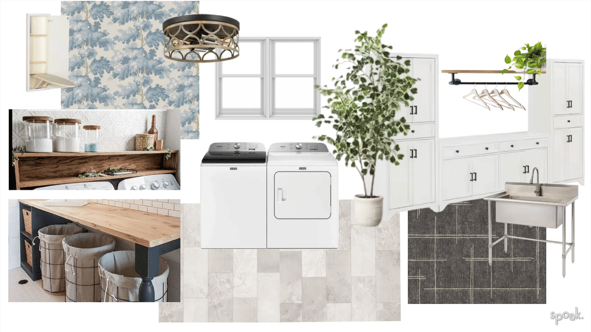 Laundry Room Inspiration designed by Kelly F