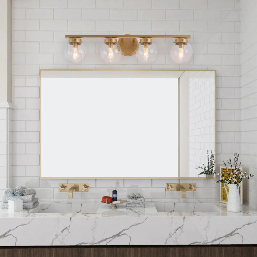 Gold Bathroom Vanity Light Globe added by Juliana Smoker