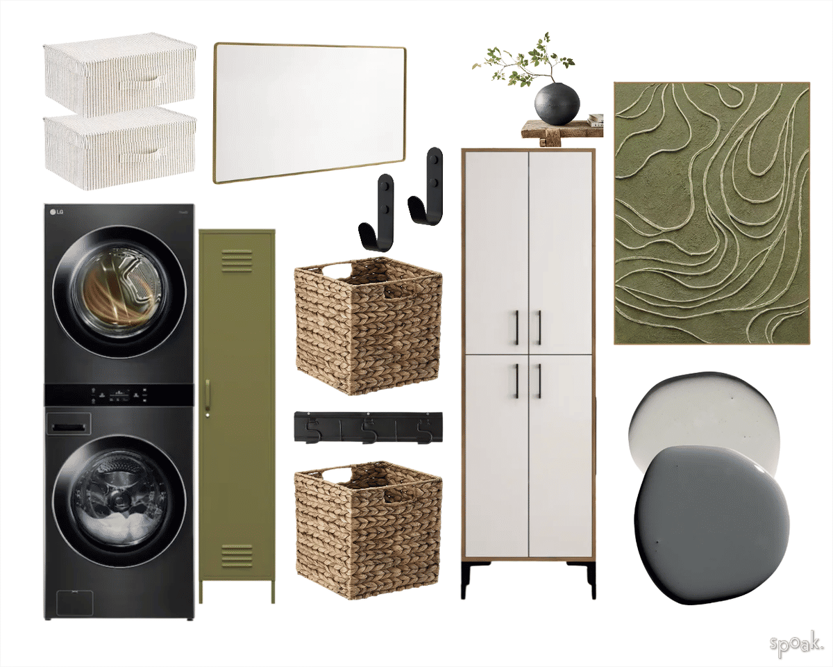 Laundry Room Inspiration designed by Nicole Vacherot