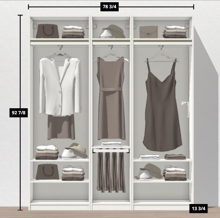 Custom Ikea Pax Display added by Shanta Michelle