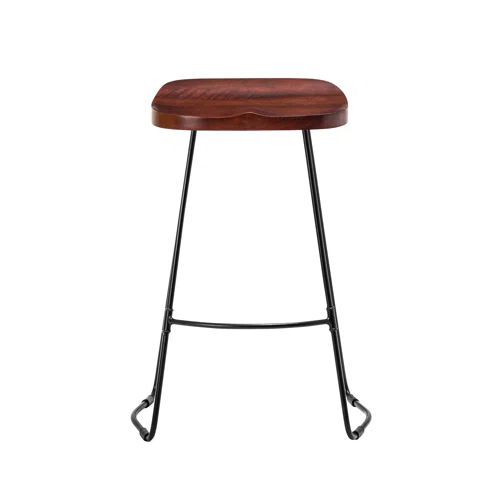 Dispatch Solid Wood 29.75" Bar Stool added by Stephanie Stutler