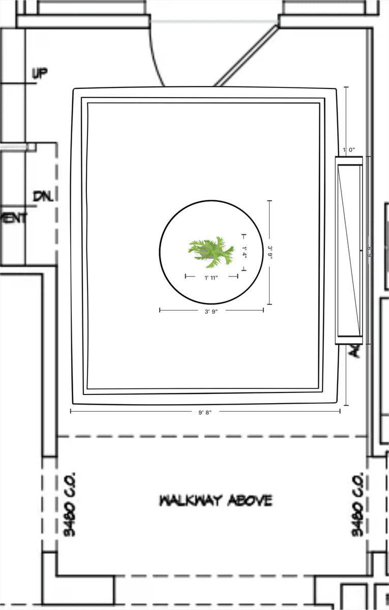 Hallway Floor Plan designed by DEONNA SHAHEEN