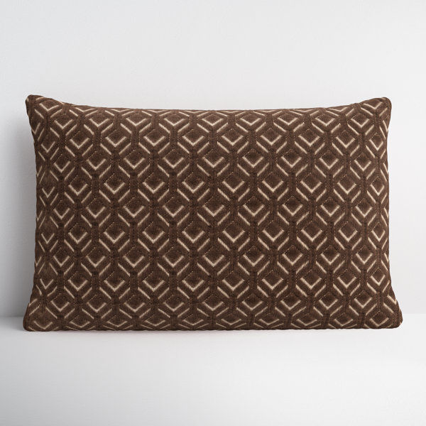 Ryans Embroidered Cotton Lumbar Throw Pillow added by Jada Williams