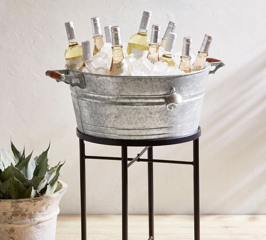 Galvanized Metal Party Bucket & Stand added by MK Alderman