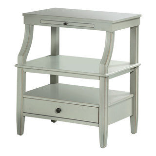 Newton Storage Nightstand, Gray - by Comfort Pointe added by Kate Lynn Nemett