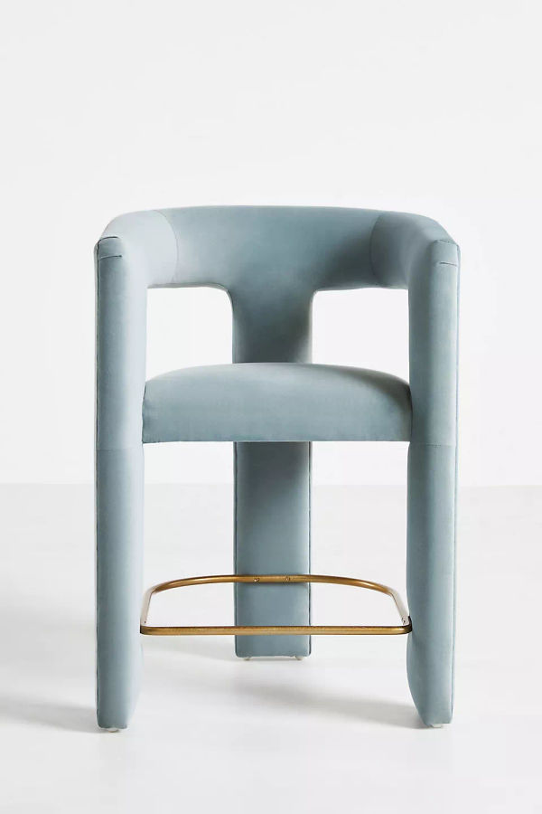 Performance Velvet Effie Counter Stool added by KYRA GRIER