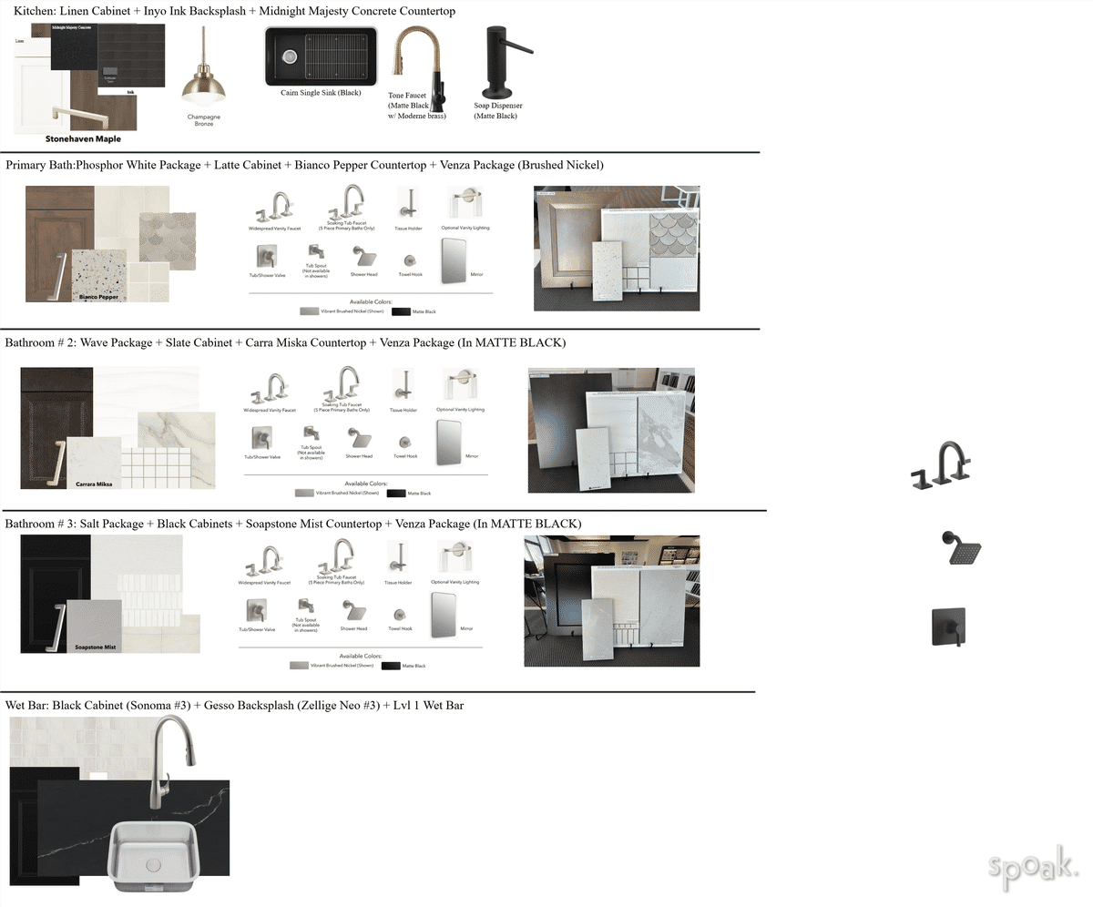 Bathroom Inspiration designed by Emily Gannon