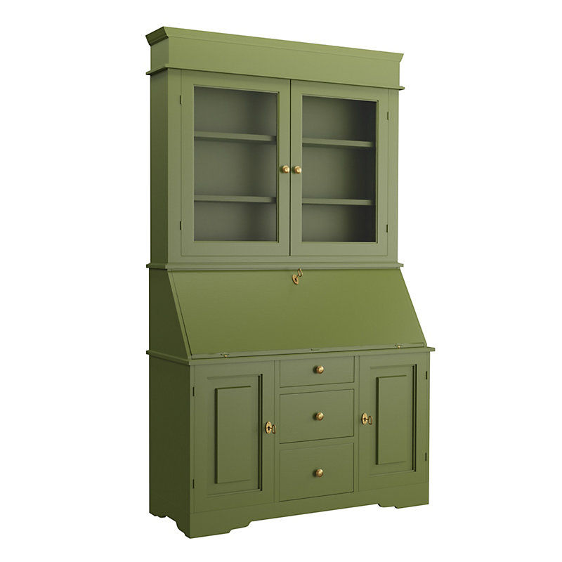 Casa Florentina San Marino Secretary Desk with Hutch - Saturated Sage Green - Ballard Designs added by Rebecka Miller