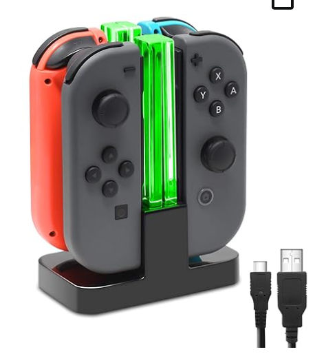 FastSnail Charging Dock Compatible with Nintendo Switch for Joy Con & OLED Model Controller with Lamppost LED  added by Evelyn .