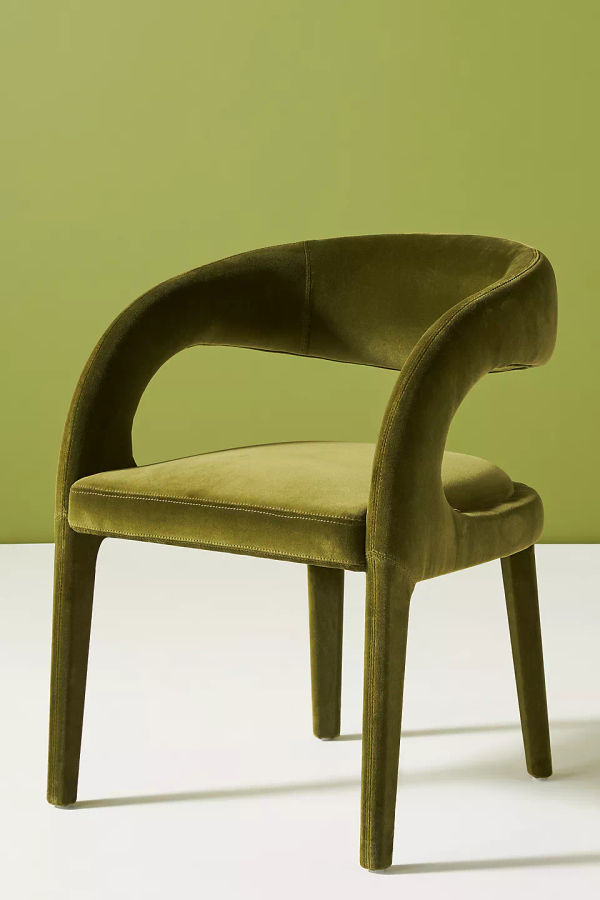 Velvet Hagen Dining Chair added by ArtDeco'd LLC