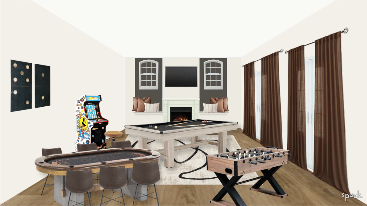Farmhouse game room ideas and inspo., image size:1200x676