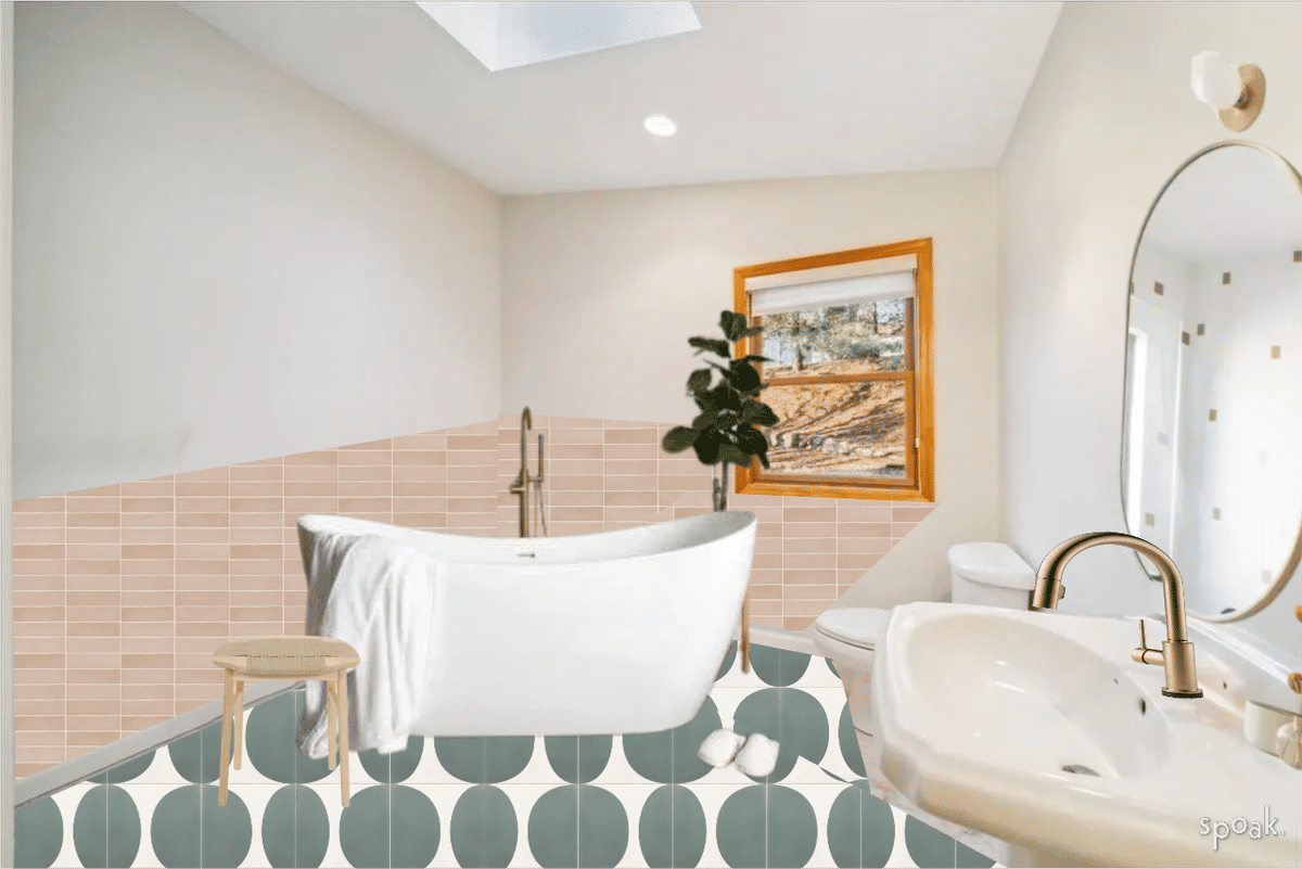 Primary Bathroom Inspo designed by Alison Heathcote