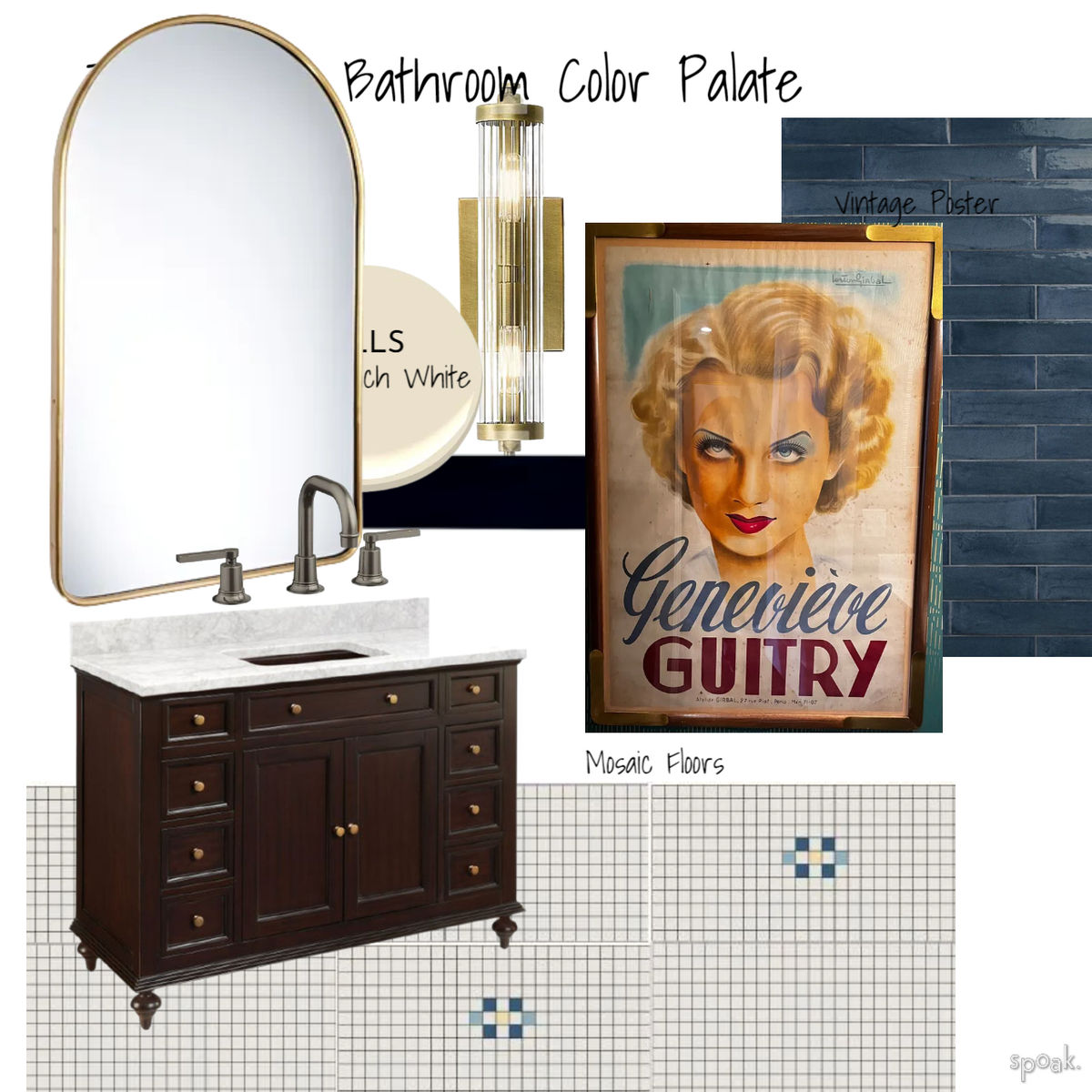 Glam Bathroom Inspo designed by Jessica Dadosky