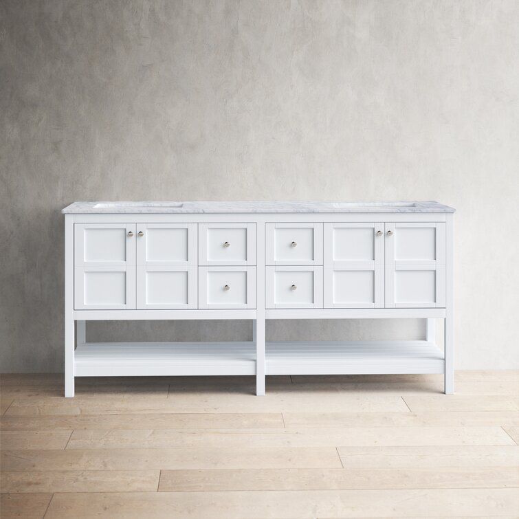 Dicus 72" Double Bathroom Vanity Set added by Melissa Isles