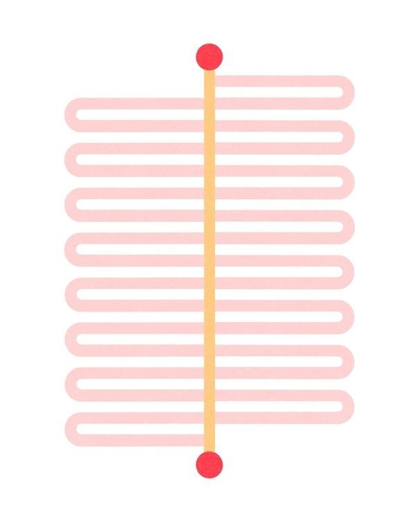 Keep Going 1 - Pink, Marigold & Crimson by Jessica Poundstone on Artfully Walls added by Spoak Member